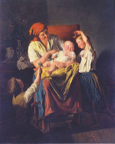 Ferdinand Georg Waldmuller Mothers joy